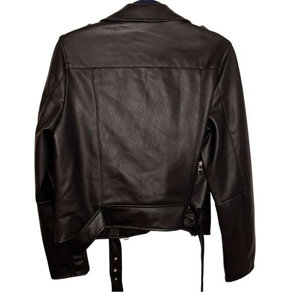 NWT Calvin Klein Leather Jacket - Picture 4 of 5